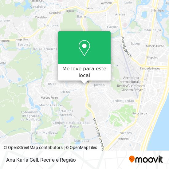 Ana Karla Cell mapa