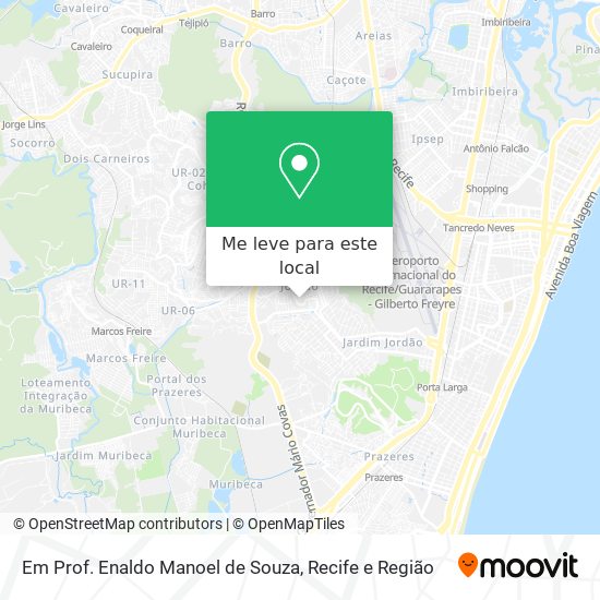 Em Prof. Enaldo Manoel de Souza mapa