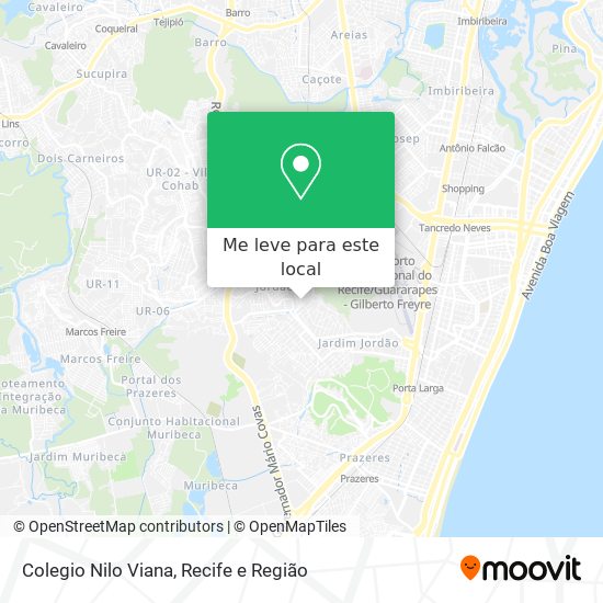 Colegio Nilo Viana mapa