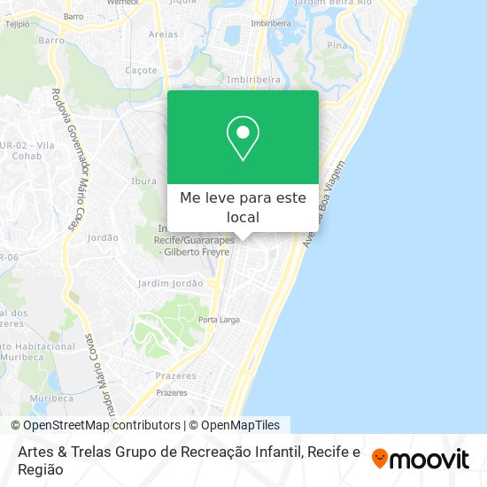 Artes & Trelas Grupo de Recreação Infantil mapa