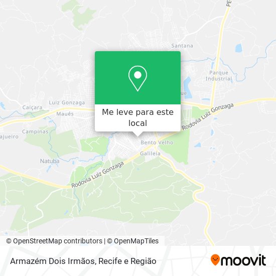 Armazém Dois Irmãos mapa