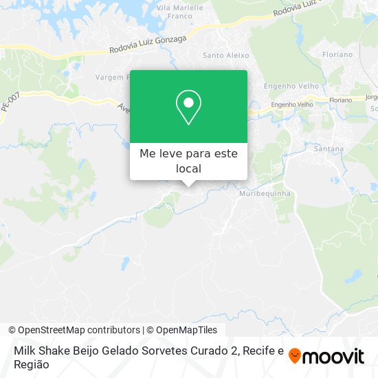 Milk Shake Beijo Gelado Sorvetes Curado 2 mapa