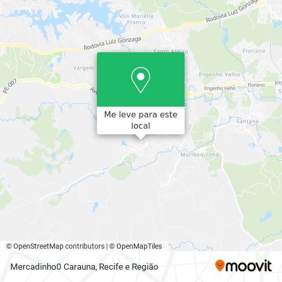 Mercadinho0 Carauna mapa