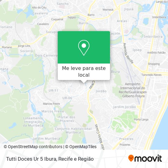 Tutti Doces Ur 5 Ibura mapa