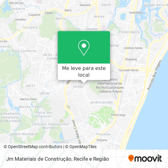 Jm Materiais de Construção mapa