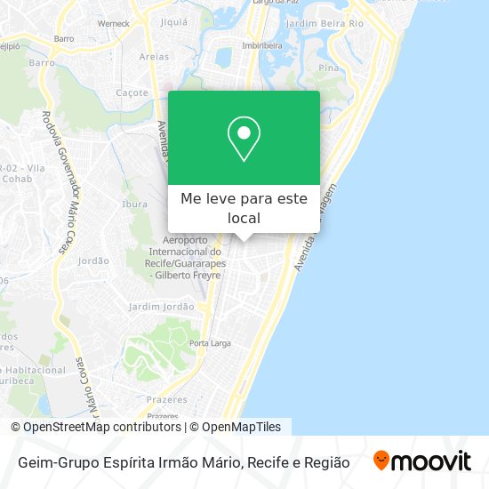 Geim-Grupo Espírita Irmão Mário mapa
