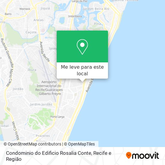 Condominio do Edificio Rosalia Conte mapa