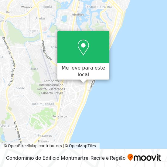 Condominio do Edificio Montmartre mapa