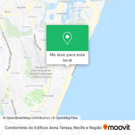 Condominio do Edificio Anna Tereza mapa