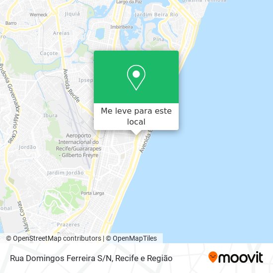 Rua Domingos Ferreira S/N mapa