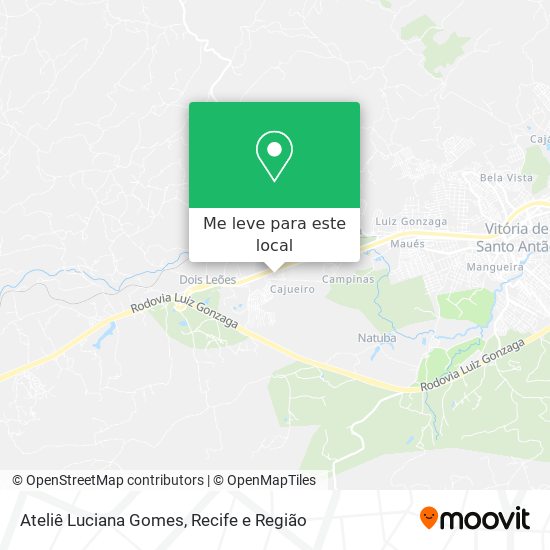Ateliê Luciana Gomes mapa