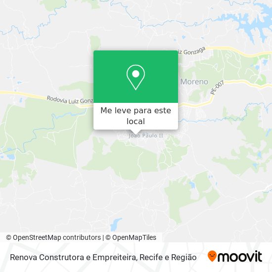 Renova Construtora e Empreiteira mapa