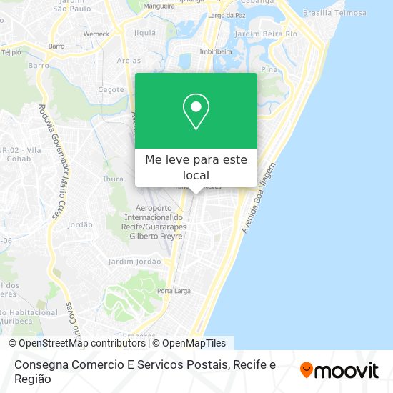 Consegna Comercio E Servicos Postais mapa