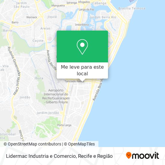 Lidermac Industria e Comercio mapa
