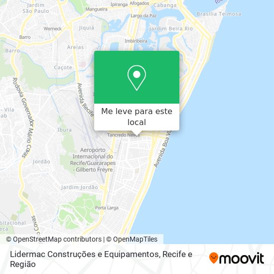 Lidermac Construções e Equipamentos mapa