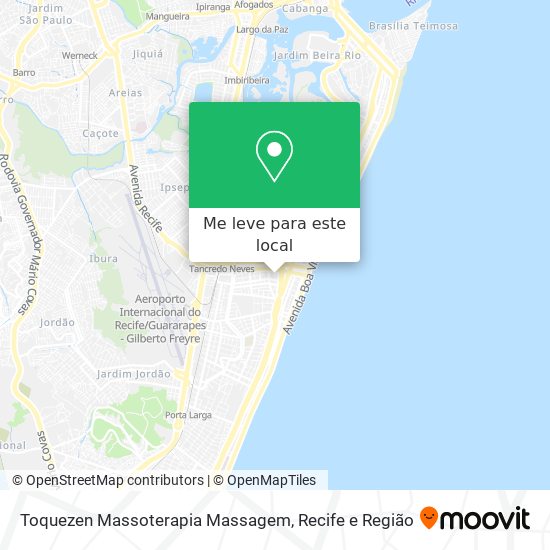 Toquezen Massoterapia Massagem mapa