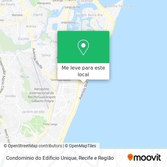 Condominio do Edificio Unique mapa