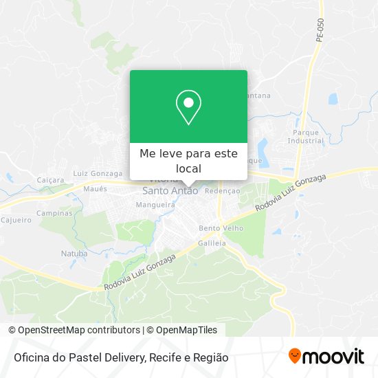 Oficina do Pastel Delivery mapa