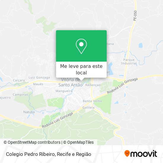 Colegio Pedro Ribeiro mapa