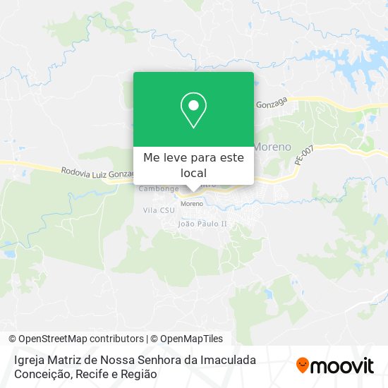 Igreja Matriz de Nossa Senhora da Imaculada Conceição mapa