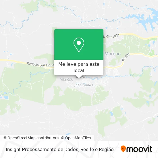 Insight Processamento de Dados mapa