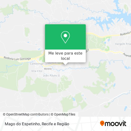 Mago do Espetinho mapa
