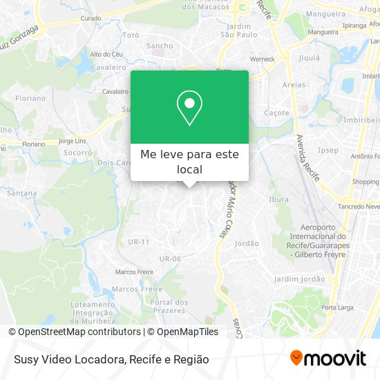 Susy Video Locadora mapa