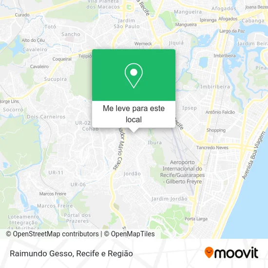 Raimundo Gesso mapa