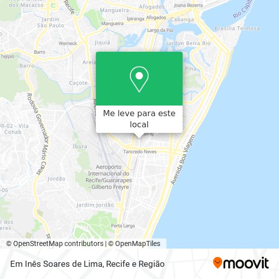 Em Inês Soares de Lima mapa