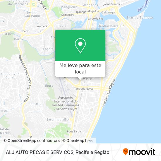 ALJ AUTO PECAS E SERVICOS mapa