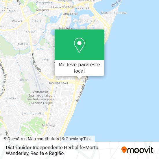 Distribuidor Independente Herbalife-Marta Wanderley mapa