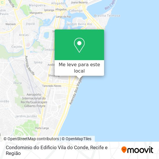 Condominio do Edificio Vila do Conde mapa