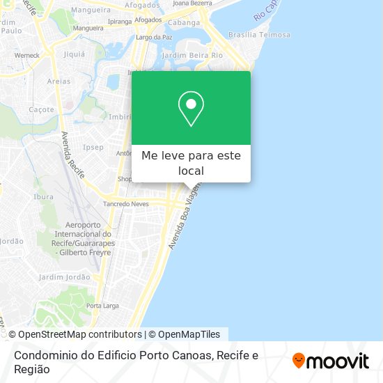 Condominio do Edificio Porto Canoas mapa