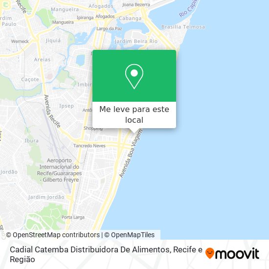Cadial Catemba Distribuidora De Alimentos mapa