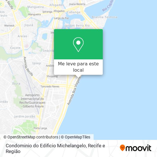 Condominio do Edificio Michelangelo mapa