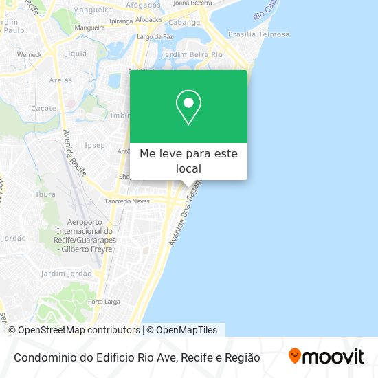 Condominio do Edificio Rio Ave mapa