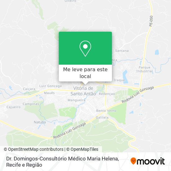 Dr. Domingos-Consultório Médico Maria Helena mapa
