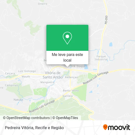 Pedreira Vitória mapa