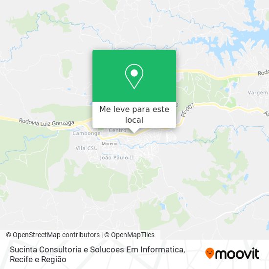 Sucinta Consultoria e Solucoes Em Informatica mapa