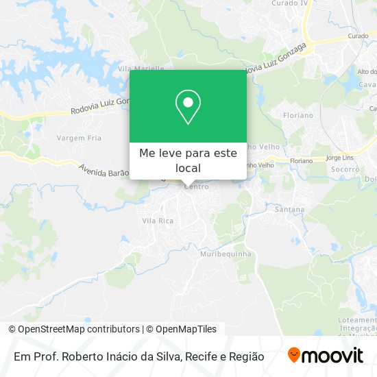 Em Prof. Roberto Inácio da Silva mapa