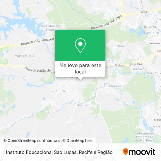 Instituto Educacional Sao Lucas mapa
