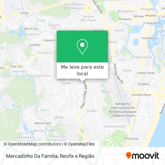 Mercadinho Da Familia mapa