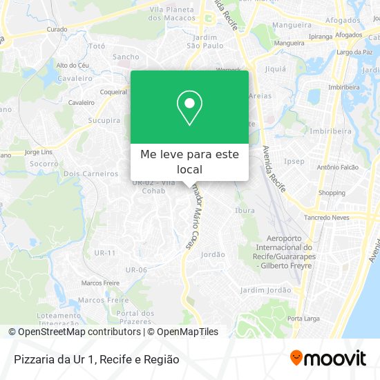 Pizzaria da Ur 1 mapa