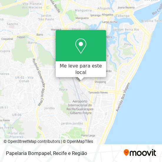 Papelaria Bompapel mapa