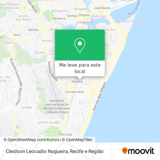 Cleidson Leocadio Nogueira mapa