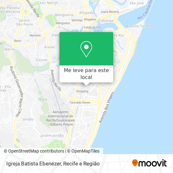 Igreja Batista Ebenézer mapa