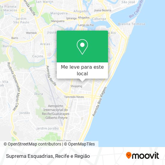 Suprema Esquadrias mapa