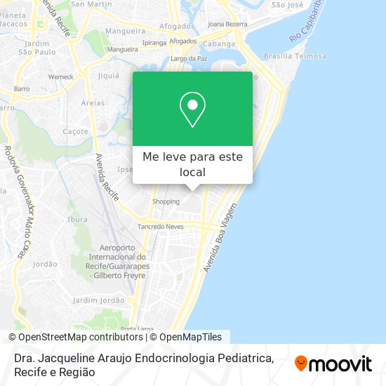 Dra. Jacqueline Araujo Endocrinologia Pediatrica mapa