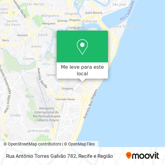 Rua Antônio Torres Galvão 782 mapa