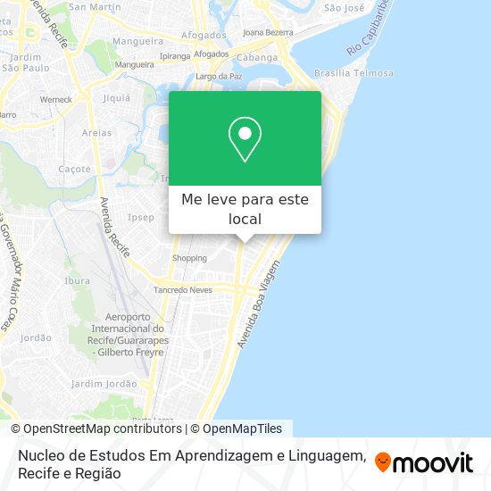 Nucleo de Estudos Em Aprendizagem e Linguagem mapa